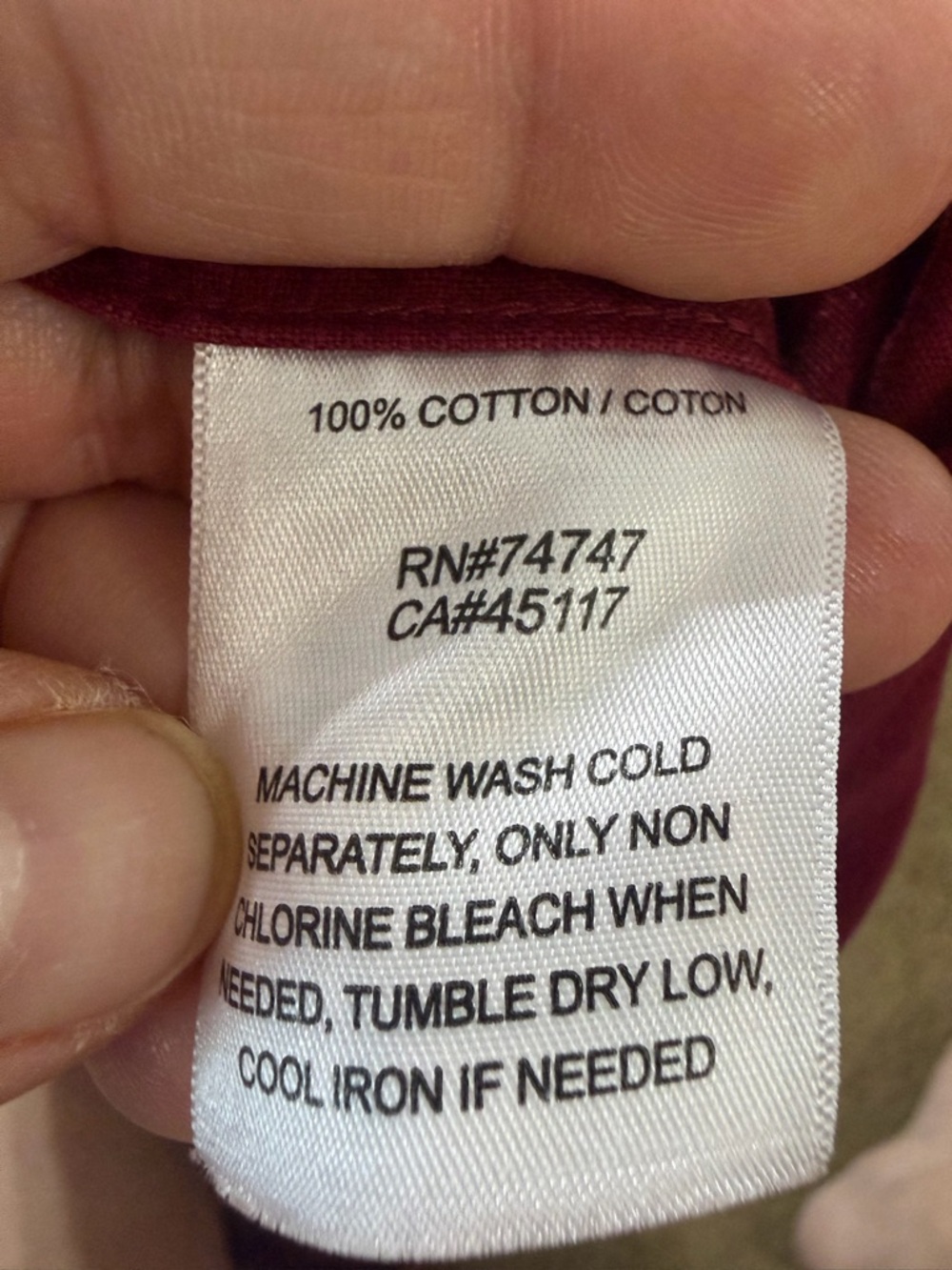 RedHead Men's Burgundy Long-Sleeve Button-Down Shirt XL - Picture 11 of 12